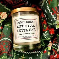 Cedar Mountain Candle Candles Looks Great. Little Full. Lotta Sap - Griswold Collection Soy Candle