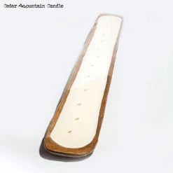 Cedar Mountain Candle Wholesale Candles Beach Linen - 13 Wick Natural Wood, Baguette Dough Bowl - 72 Oz