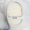 Cedar Mountain Candle Candles CLEARANCE 3 Wick White Dough Bowl Soy Candle - Citronella