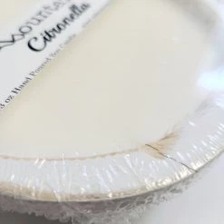 Cedar Mountain Candle Candles CLEARANCE 3 Wick White Dough Bowl Soy Candle - Citronella 6 Cedar Mountain Candle Candles CLEARANCE 3 Wick White Dough Bowl Soy Candle - Citronella