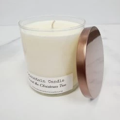 Cedar Mountain Candle CLEARANCE 9 Oz Glass Jar Soy Candle - Rockin' Around The Christmas Tree Candles