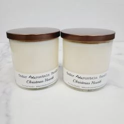 Cedar Mountain Candle CLEARANCE 9 Oz Glass Jar Soy Candle - Christmas Hearth Candles