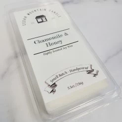 Cedar Mountain Candle Candles CLEARANCE 5.5 Oz Soy Wax Melt - Chamomile & Honey