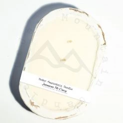 Cedar Mountain Candle Wholesale Jamaican Me Crazy - 3 Wick White Wood Dough Bowl