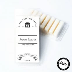 Cedar Mountain Candle Wholesale Candles Aspen Leaves - 5.5 Oz Wax Melts