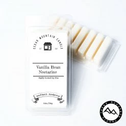 Cedar Mountain Candle Wholesale Vanilla Bean Nectarine - 5.5 Oz Wax Melts