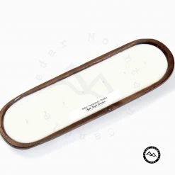 Cedar Mountain Candle Wholesale Peony & Vanilla Rosewater - 7 Wick Natural Wood Dough Bowl Soy Candle