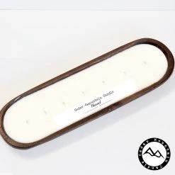 Cedar Mountain Candle Wholesale Candles Flannel - 7 Wick Natural Wood Dough Bowl Soy Candle