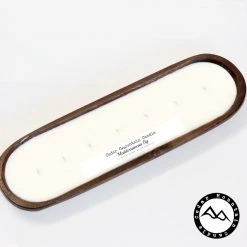 Cedar Mountain Candle Wholesale Candles Mediterranean Fig - 7 Wick Natural Wood Dough Bowl Soy Candle