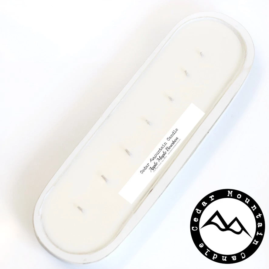 Cedar Mountain Candle Candles Spa Day - 7 Wick White Wood Dough Bowl Soy Candle 2 Cedar Mountain Candle Candles Spa Day - 7 Wick White Wood Dough Bowl Soy Candle