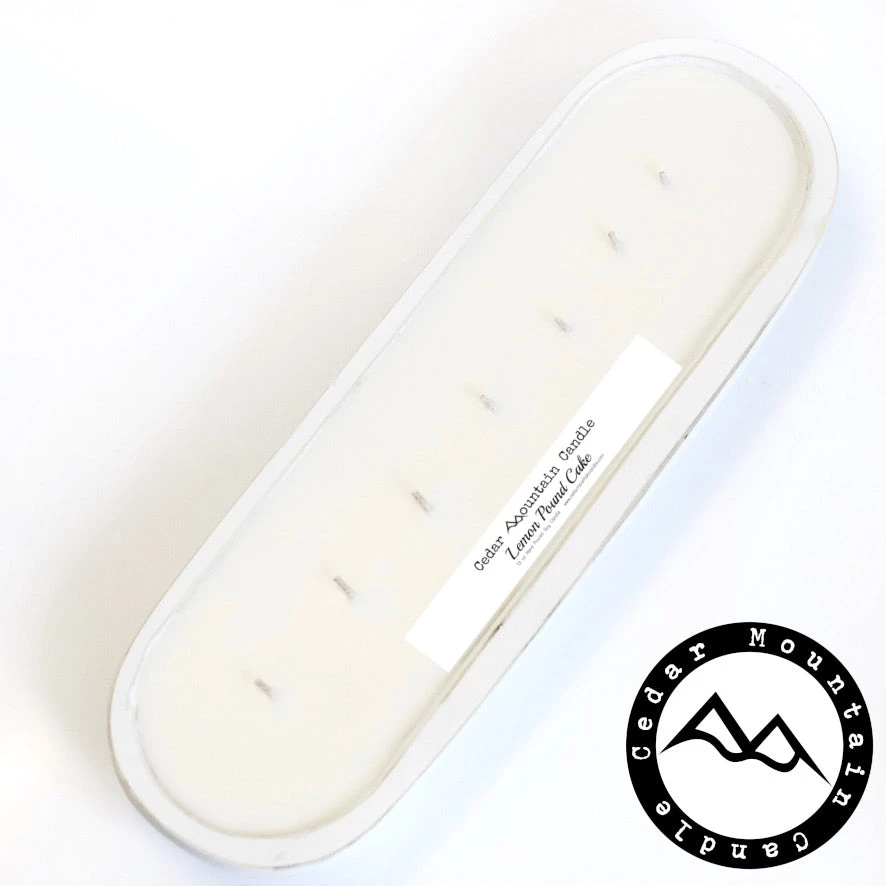 Cedar Mountain Candle Wholesale Lemon Pound Cake - 7 Wick White Wood Dough Bowl Soy Candle 2 Cedar Mountain Candle Wholesale Lemon Pound Cake - 7 Wick White Wood Dough Bowl Soy Candle
