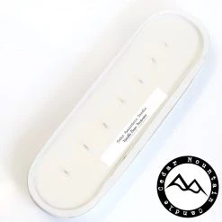 Cedar Mountain Candle Wholesale Candles Vanilla Bean Nectarine - 7 Wick White Wood Dough Bowl Soy Candle