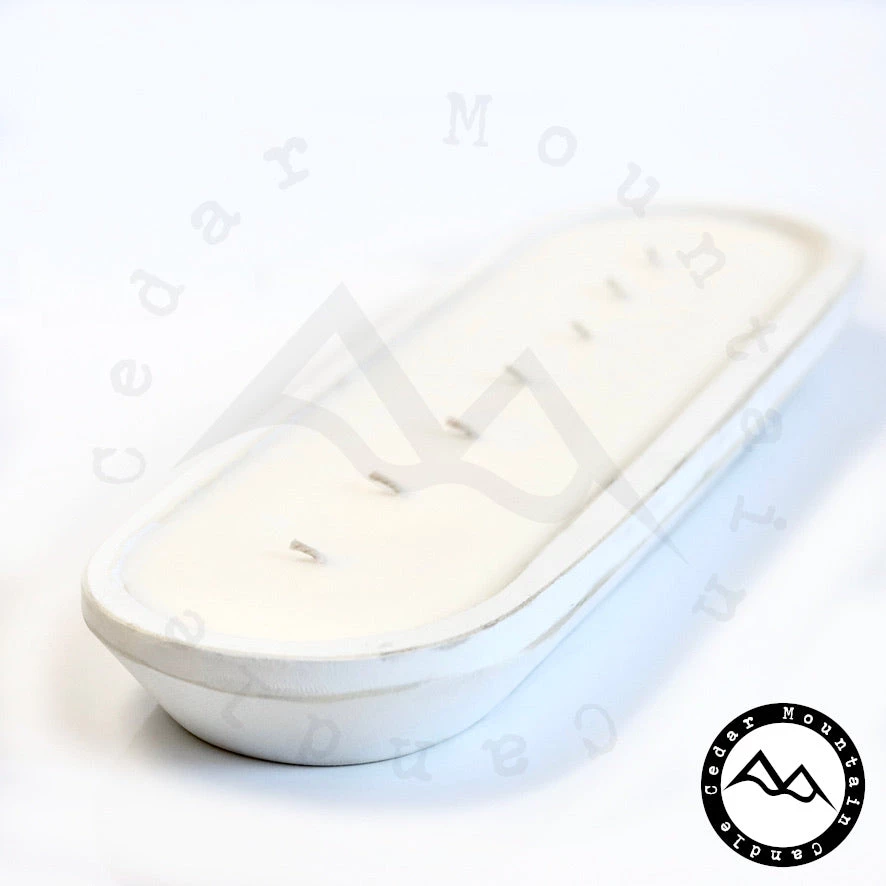 Cedar Mountain Candle Wholesale Christmas Hearth - 7 Wick White Wood Dough Bowl Soy Candle Candles 3 Cedar Mountain Candle Wholesale Christmas Hearth - 7 Wick White Wood Dough Bowl Soy Candle Candles