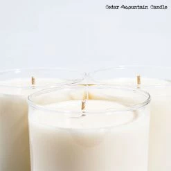 Cedar Mountain Candle Wholesale Cascading Waterfall Candle - 9 Oz Whiskey Glass Candle Candles