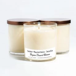 Cedar Mountain Candle Wholesale Vegas Desert Bloom - 9 Oz Whiskey Glass Candle Candles
