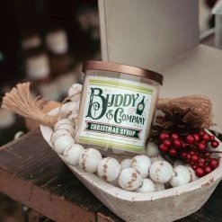 Cedar Mountain Candle Elf Buddy & Company 9 Oz Jar Soy Candle - Winter Scents