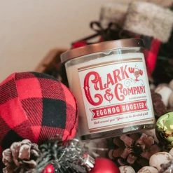 Cedar Mountain Candle Griswold Clark & Company 9 Oz Jar Soy Candle - Winter Scents