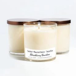 Cedar Mountain Candle Wholesale Candles Blackberry Bourbon - 9 Oz Whiskey Glass Candle
