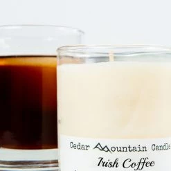 Cedar Mountain Candle Wholesale Irish Coffee - 9 Oz Whiskey Glass Candle
