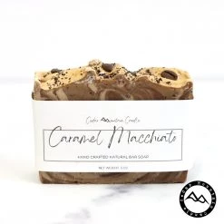 Cedar Mountain Candle Candles All Natural Cold Process Handmade Bar Soap - Caramel Macchiato