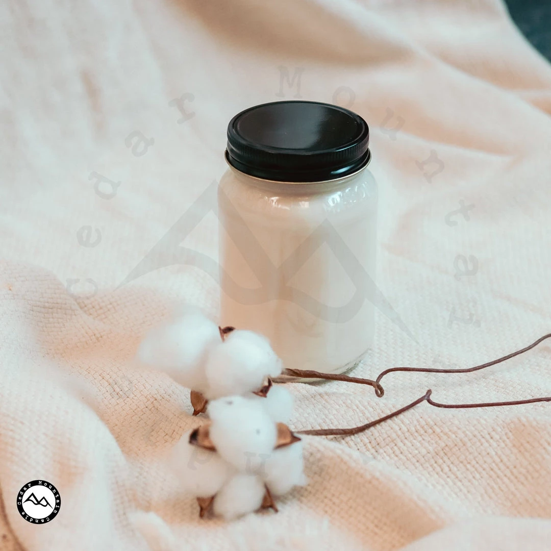 Cedar Mountain Candle 13 Oz Clear Mason Jar Soy Candle - Unscented 16 Cedar Mountain Candle 13 Oz Clear Mason Jar Soy Candle - Unscented