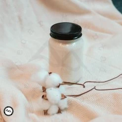 Cedar Mountain Candle Candles 13 Oz Clear Mason Jar Soy Candle - Spa Day