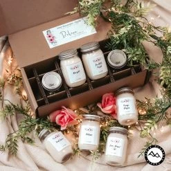 Cedar Mountain Candle Mother's Day Mini Candle Gift Set - Deluxe Collection - Set Of 8