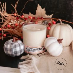 Cedar Mountain Candle Candles Pumpkin Patch Whiskey Jar Candle - Fall Scents
