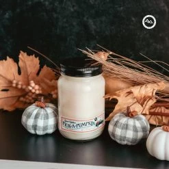 Cedar Mountain Candle Candles Pumpkin Patch Mason Jar Candle - Fall Scents