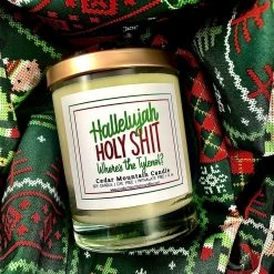 Cedar Mountain Candle Wholesale Hallelujah, Holy Shit, Where's The Tylenol - 9 Oz