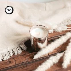 Cedar Mountain Candle CLEARANCE Gold Mercury Glass Jar 9 Oz Soy Candle - Choose Your Scent