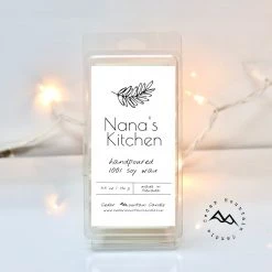 Cedar Mountain Candle Farmhouse Scent: Nana's Kitchen - 5.5 Oz Wax Melts Candles
