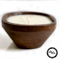 Cedar Mountain Candle Wholesale Blackberry Ginger - 3 Wick Natural Wood Dough Bowl 7 Cedar Mountain Candle Wholesale Blackberry Ginger - 3 Wick Natural Wood Dough Bowl