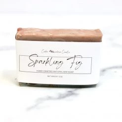 Cedar Mountain Candle CLEARANCE All Natural Melt Pour Handmade Bar Soap - Sparkling Fig