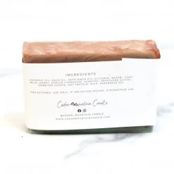 Cedar Mountain Candle CLEARANCE All Natural Melt Pour Handmade Bar Soap - Sparkling Fig