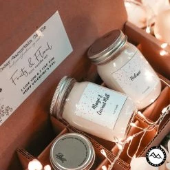 Cedar Mountain Candle Valentine's Day Mini Candle Gift Set - Fruity & Floral - Set Of 4