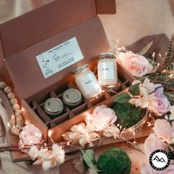 Cedar Mountain Candle Valentine's Day Mini Candle Gift Set - Spa Collection - Set Of 4