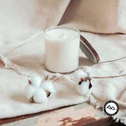 Cedar Mountain Candle Wholesale Flannel - 9 Oz Whiskey Glass Candle Candles